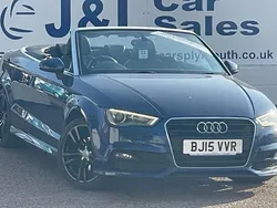 Blue Used 2015 Audi A3 Cabriolet S-Line Cabriolet | £9,795 (A bit pricey)