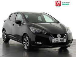 Black Used 2021 Nissan Micra S Hatchback | £13,399 (Fair price)