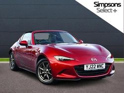 Red Used 2022 Mazda MX5 Inclusive Cabriolet | £18,995 (Fair price)