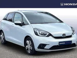 Premium sunlight white Used 2021 Honda Jazz EX Hatchback | £16,792 (Fair price)