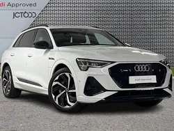 White Used 2021 Audi e-tron Black Edition SUV | £26,399 (Fair price)