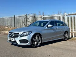Silver Used 2018 Mercedes C220 AMG line Estate | £11,450 (Good price)