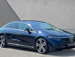 Metallic paint nautic blue Used 2024 Mercedes EQS450+ Exclusive Luxury Sedan | £66,890 (A bit pricey)
