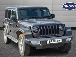 Grey Used 2022 Jeep Wrangler Sahara SUV | £39,995 (Fair price)