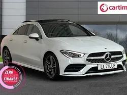 White Used 2021 Mercedes CLA180 AMG line Sedan | £24,750 (Fair price)