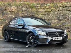 Black Used 2018 Mercedes C250 AMG Line Premium Plus Sedan | £16,695 (Fair price)