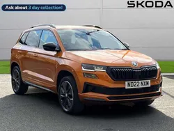 Orange Used 2022 Skoda Karoq SportLine SUV | £21,894 (Good price)