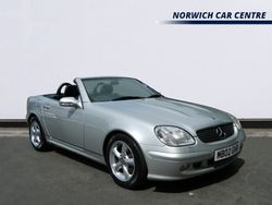 Silver Used 2002 Mercedes SLK320 Cabriolet | £7,995