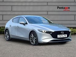 Silver Used 2021 Mazda 3 Inclusive Hatchback | £15,625 (Fair price)