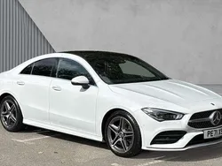 White Used 2021 Mercedes CLA200 AMG Line Premium Plus Coupe | £24,795 (Fair price)
