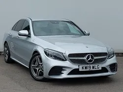 Silver Used 2019 Mercedes C300 AMG Line Premium Sedan | £20,698 (Fair price)