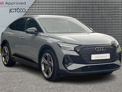 Grey Used 2024 Audi Q4 Sportback e-tron Black Edition SUV | £36,455 (Super price)
