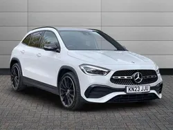 White Used 2023 Mercedes GLA220 AMG line SUV | £31,750 (A bit pricey)