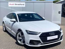 White Used 2019 Audi A7 S-Line Hatchback | £28,950 (Expensive)