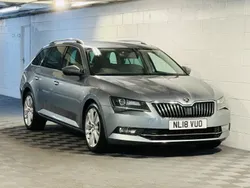 Grey Used 2018 Skoda Superb SE L Executive Estate | £6,989 (Fair price)