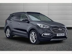 Black Used 2016 Hyundai Santa Fe Premium SE SUV | £16,990 (A bit pricey)