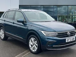Blue Used 2022 VW Tiguan Life SUV | £19,572 (Super price)