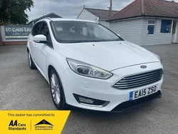 White Used 2015 Ford Focus Titanium X Estate | £7,490 (Fair price)