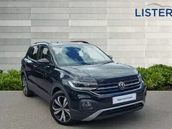 Deep black Used 2022 VW T-Cross Black Edition SUV | £18,490 (Fair price)