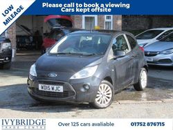 Black Used 2015 Ford Ka Zetec Hatchback | £4,895 (Fair price)