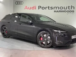 Black Used 2025 Audi A6 e-tron Black Edition Estate | £75,990 (Fair price)