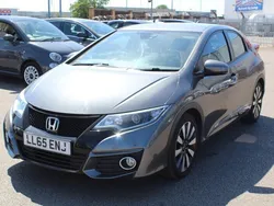 Grey Used 2015 Honda Civic SE Plus Hatchback | £7,999 (Fair price)