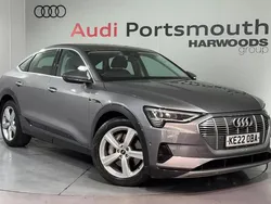 Grey Used 2022 Audi e-tron Sportback Advanced SUV | £22,640 (Good price)