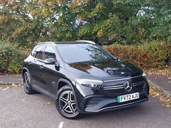Black Used 2022 Mercedes EQA350 AMG line SUV | £23,998 (A bit pricey)
