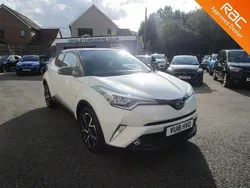 White Used 2018 Toyota C-HR SUV | £14,690 (Fair price)