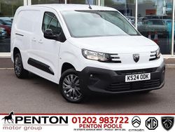 White Used 2024 Peugeot Partner S MPV | £16,990 (Expensive)