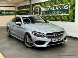 Silver Used 2017 Mercedes C220 AMG line Coupe | £11,985 (Fair price)
