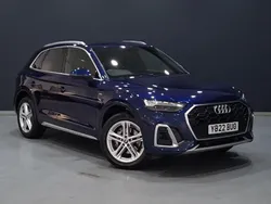 Blue Used 2022 Audi Q5 S-Line SUV | £33,798 (A bit pricey)