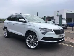 White Used 2017 Skoda Karoq SUV | £16,795 (Fair price)