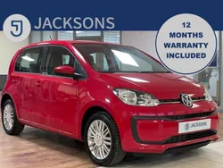Red Used 2017 VW up! move up! Hatchback | £7,194 (Fair price)