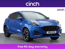 Blue Used 2021 Ford Puma ST-Line X Hatchback | £13,949 (Fair price)