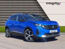 Blue Used 2021 Peugeot 3008 GT SUV | £16,150 (Fair price)