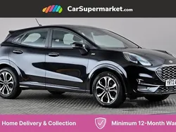 Black Used 2022 Ford Puma Gen-E ST-Line Hatchback | £12,097 (Fair price)
