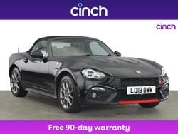 Black Used 2018 Abarth 124 Spider Cabriolet | £18,599 (Fair price)