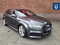 Metallic monsoon grey Used 2019 Audi A3 S-Line Hatchback | £13,990 (Fair price)