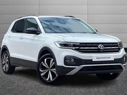 White Used 2023 VW T-Cross Black Edition SUV | £19,150 (Fair price)