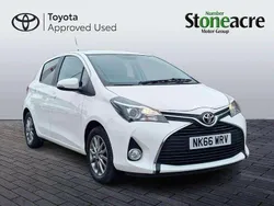 White Used 2016 Toyota Yaris Hatchback | £7,500 (Fair price)