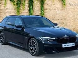 Black Used 2022 BMW 530e M Sport Estate | £32,100 (A bit pricey)