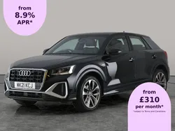 Black Used 2021 Audi Q2 S-Line SUV | £21,318 (Fair price)