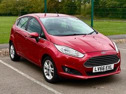 Red Used 2016 Ford Fiesta Zetec Hatchback | £7,830 (A bit pricey)