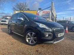 Black Used 2015 Peugeot 3008 Allure SUV | £5,599 (Fair price)