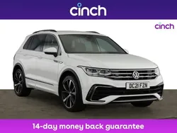 White Used 2021 VW Tiguan R-line SUV | £22,199 (Fair price)