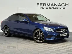 Blue Used 2020 Mercedes C220 Sedan | £16,890 (Fair price)