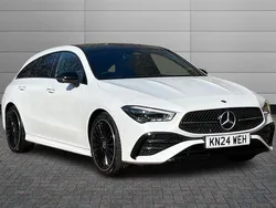 Digital white Used 2024 Mercedes CLA220 AMG Line Premium Plus Sedan | £31,790 (Fair price)