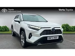 White Used 2022 Toyota RAV4 Hybrid SUV | £29,574 (Fair price)