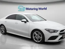 White Used 2020 Mercedes CLA180 AMG line Sedan | £18,700 (Super price)